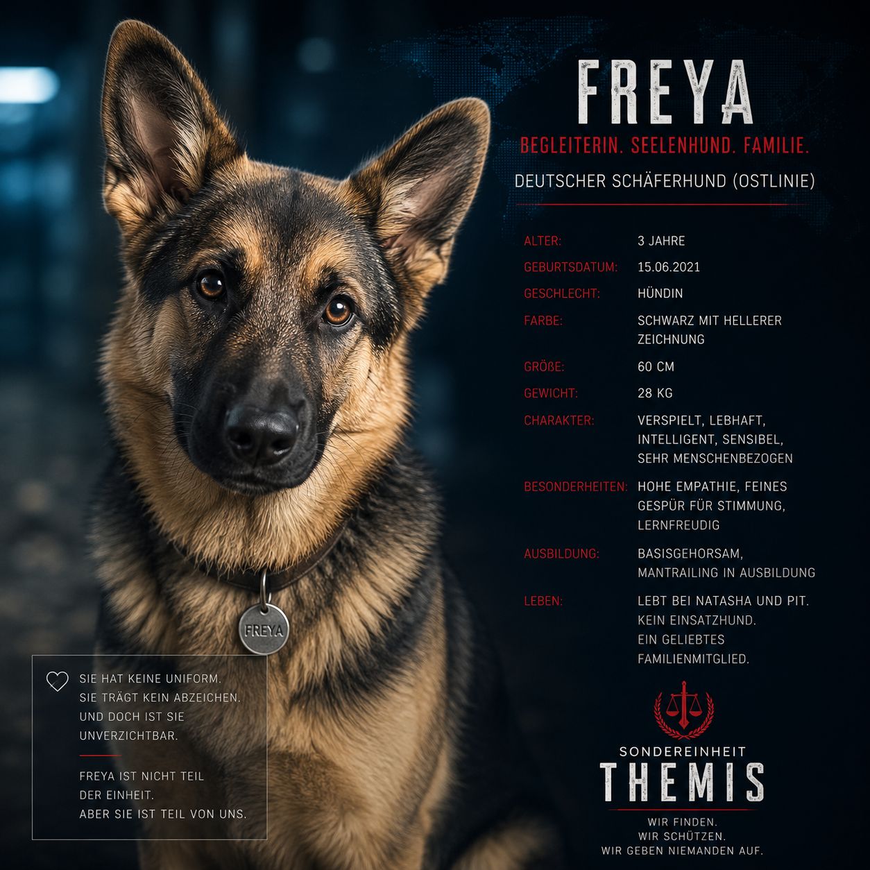 Charakterkarte: Freya