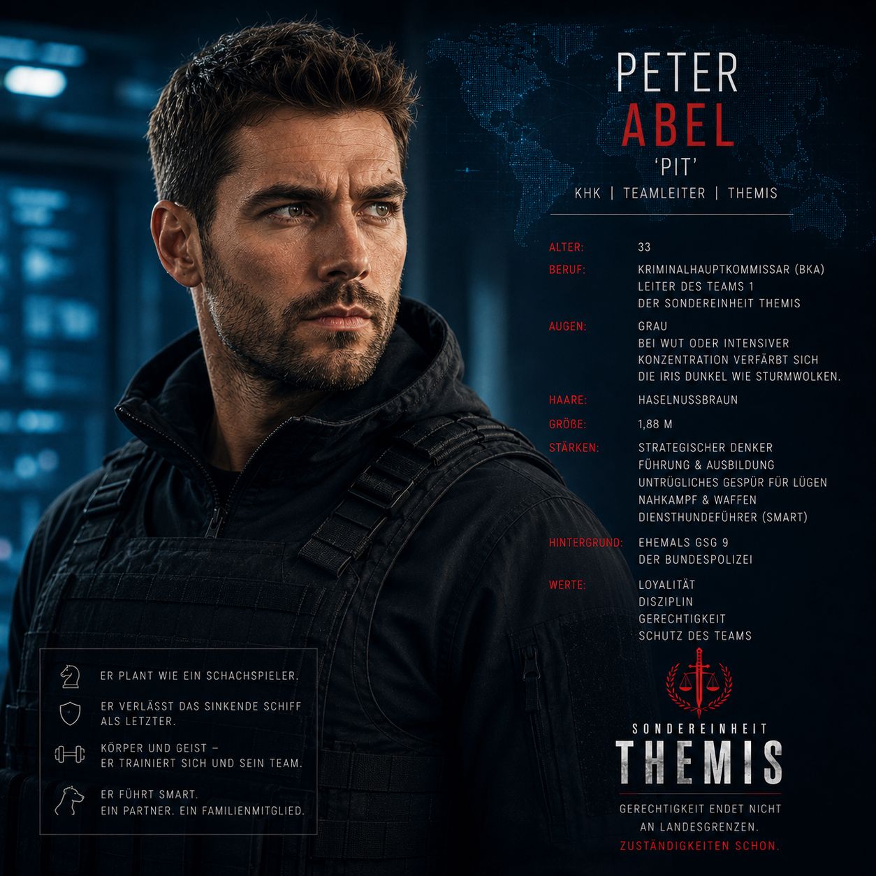Charakterkarte: Peter „Pit